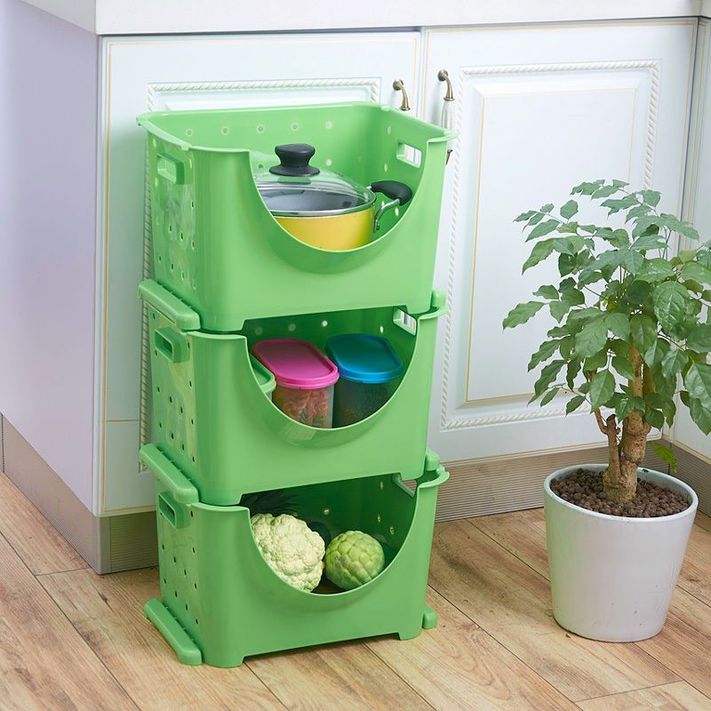 Stackable Storage Rack Finishing Frame Of Fruits And Vegetables Stackable Storage Rack Finishing Frame Of Fruits And Vegetables Basket Shelf Kitchen Three Loaded Best Quality Knives