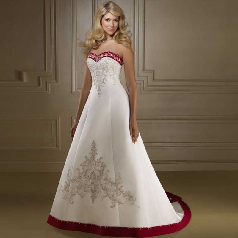 compre 2016 nuevos vestidos de novia del amor de una línea a line