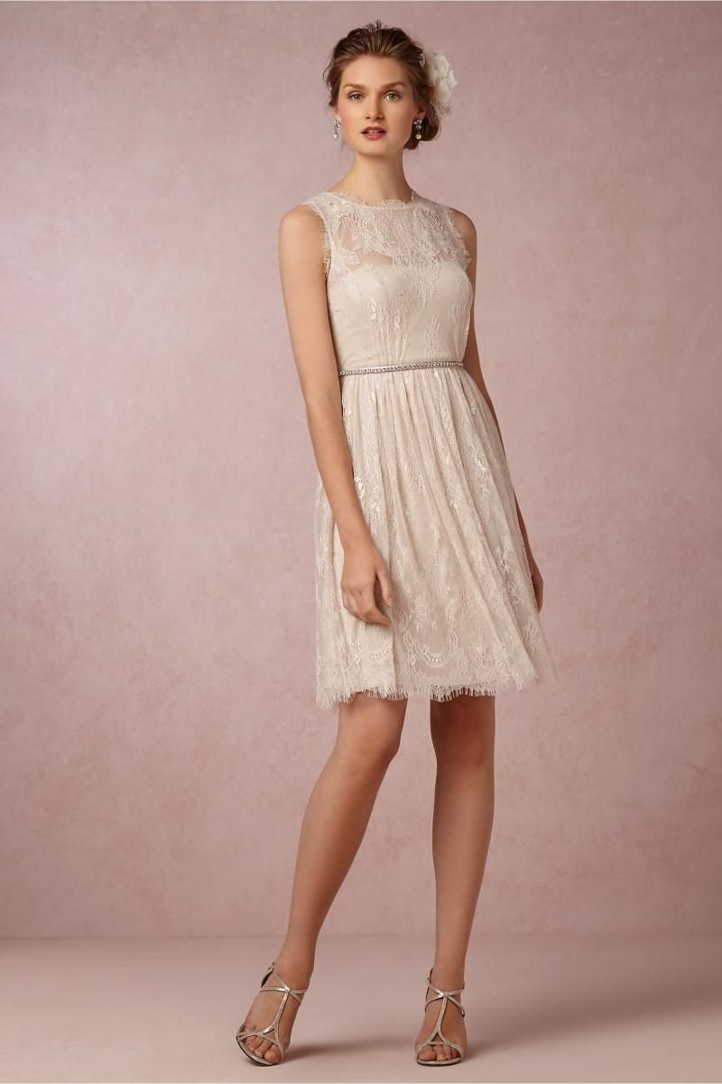 Best Selling 2014 Bridesmaid Dresses Vintage Sheer High Neck Light ...
