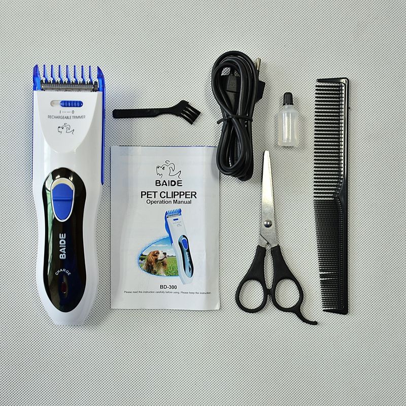 2021 Rechargeable BAIDE Cat Dog Hair Trimmers Electrical Pets Hair
