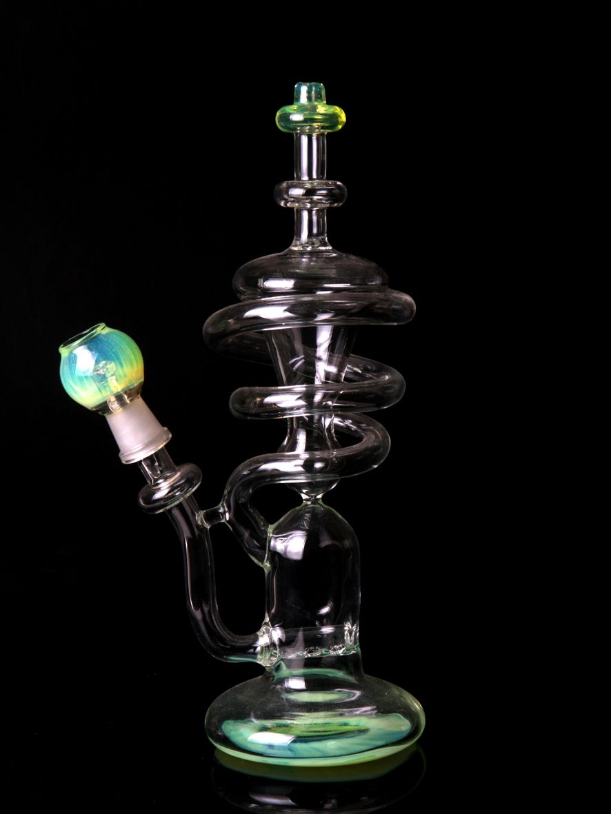 Buy Dropshipping Hookahs Online, Cheap Unique Spiral Designed Bong,Two