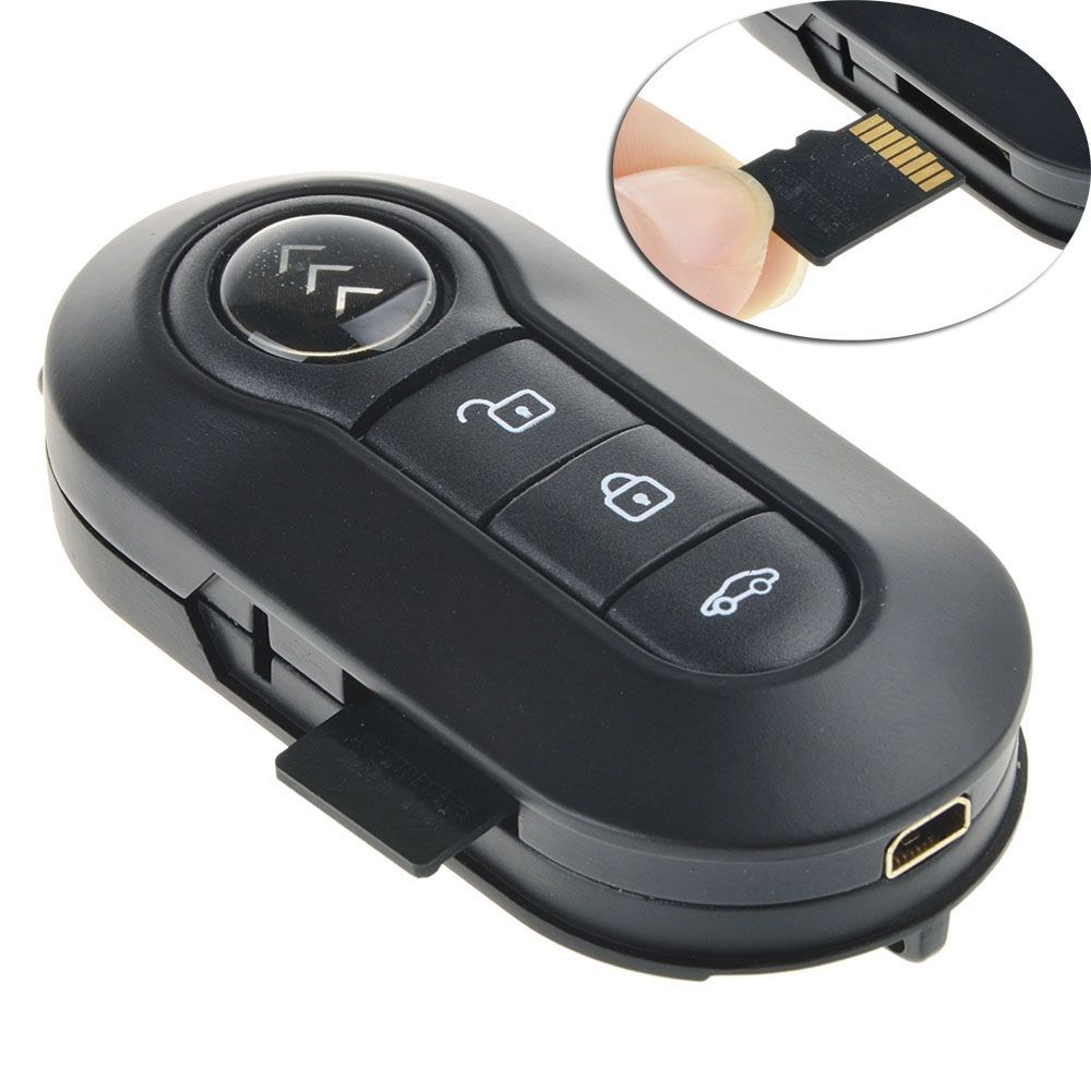 2019 Full HD 1920x1080P Car Key Chain Mini DV IR Led Night Hidden DVR