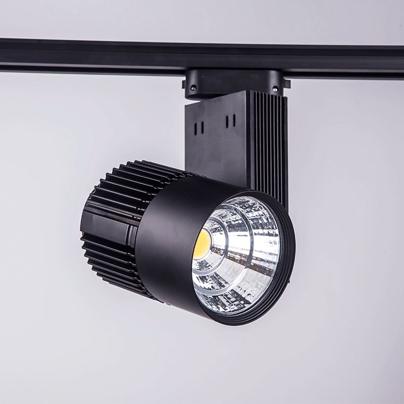 Led Track Light 30w Cob High Lumens Ceiling Spot Lights For Led Track Light 30w Cob High Lumens Ceiling Spot Lights For Ping Mall Lighting Lamp Warm White Ac 85 265v Ce Black