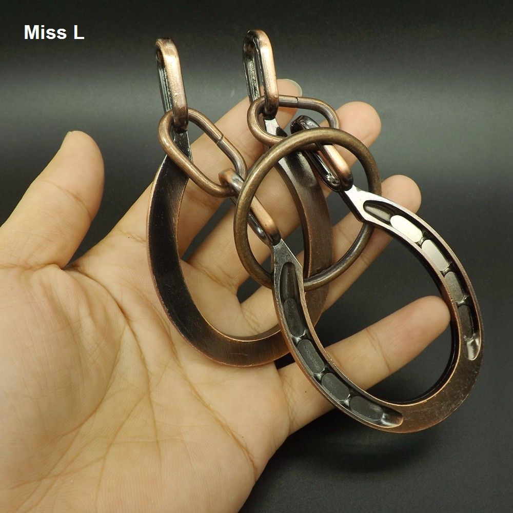 Funny Horseshoe Ring Puzzle Magic Wire Toy Lock Training Educational