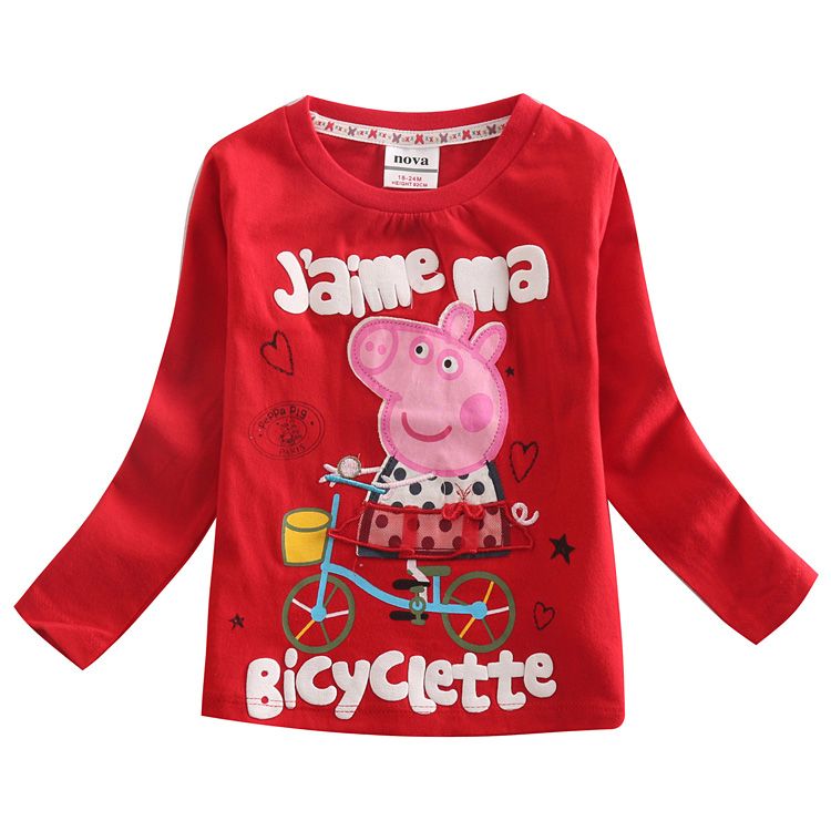 2020 New 2016 Girls T Shirt Cartoon Childrens Clothing Kids T Shirts