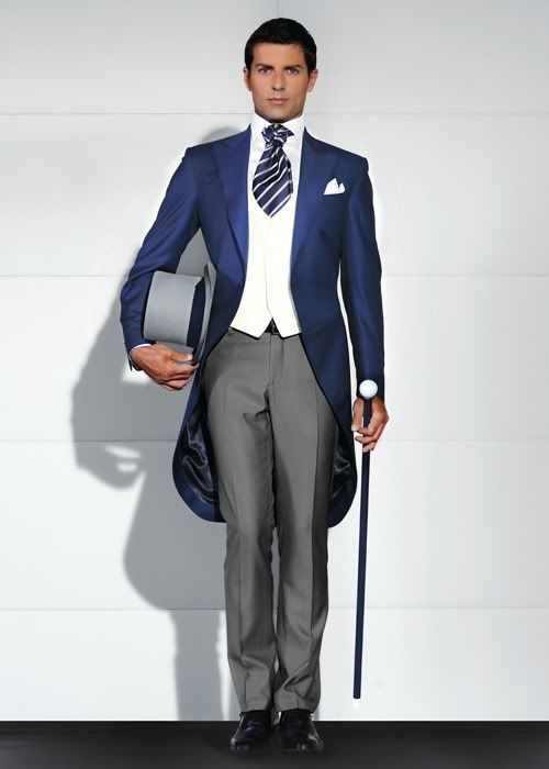 royal blue tailcoat