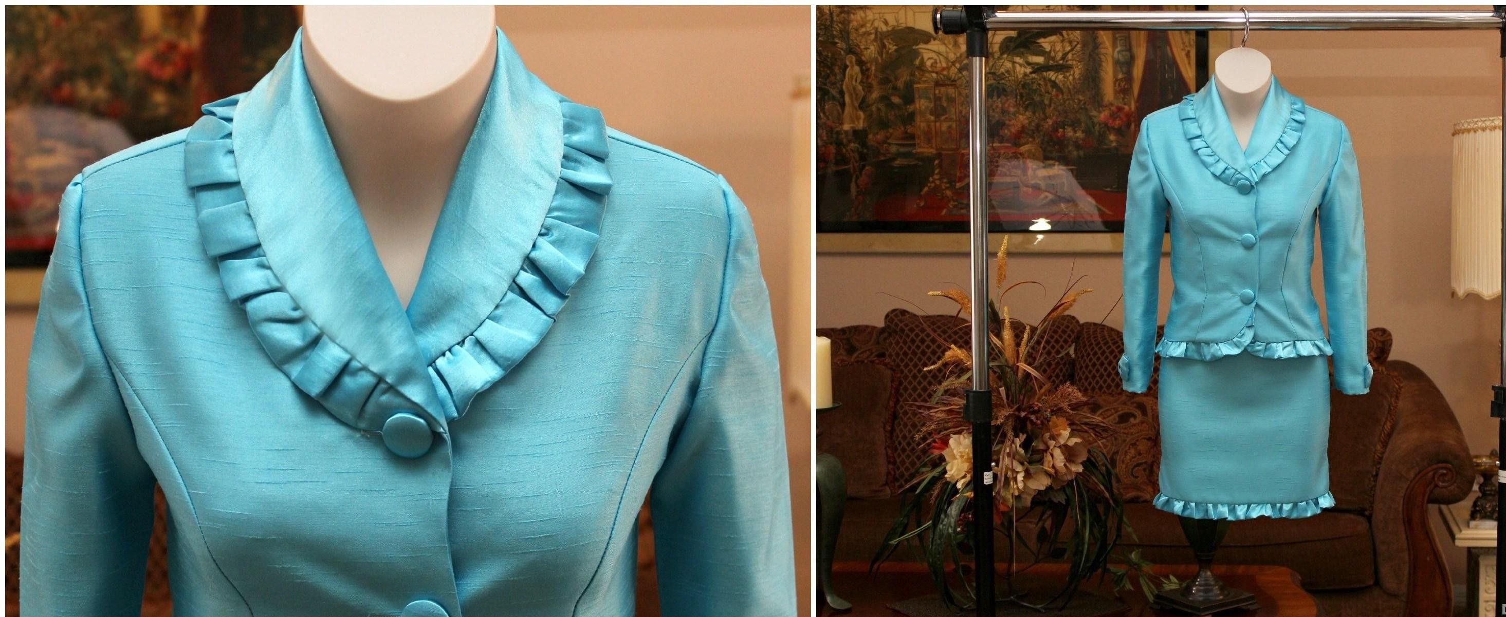 2019 New Two Pieces Little Girls Interview Suits Custom Made Button