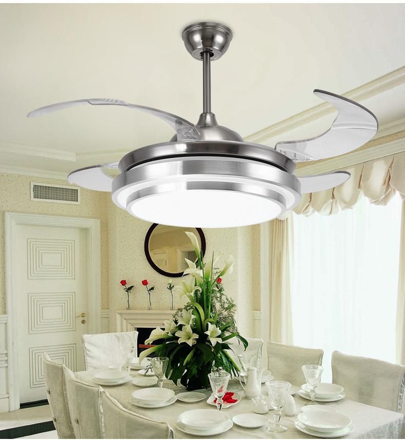 2020 2016 Ultra Quiet Ceiling Fan 100 240v Invisible Ceiling Fans Modern Fan Lamp For Living