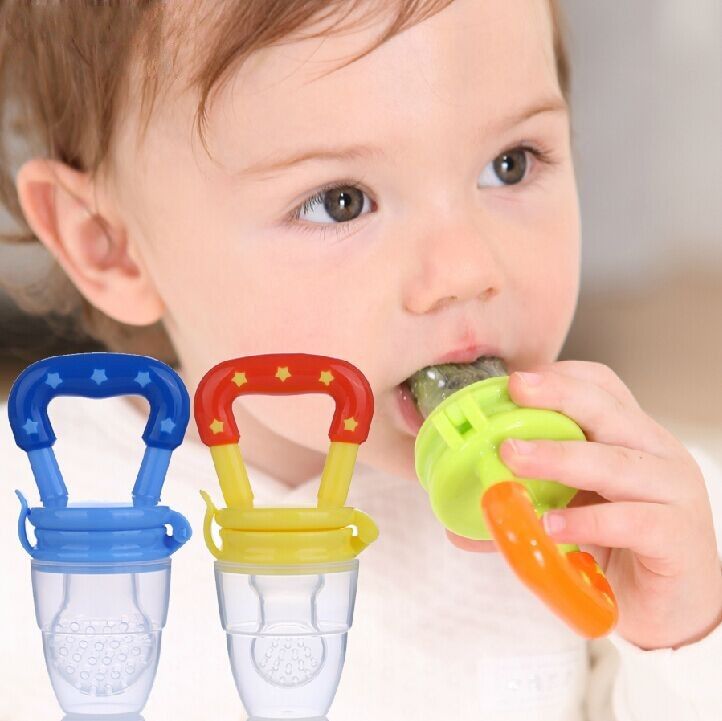 Baby Teether Fruit Pacifier Food Supplement Silicone Teether Fresh Food