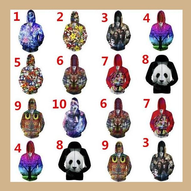 2017 Hoodies For Women Men'S Fashion Trend Of 3d Printing Creative ...