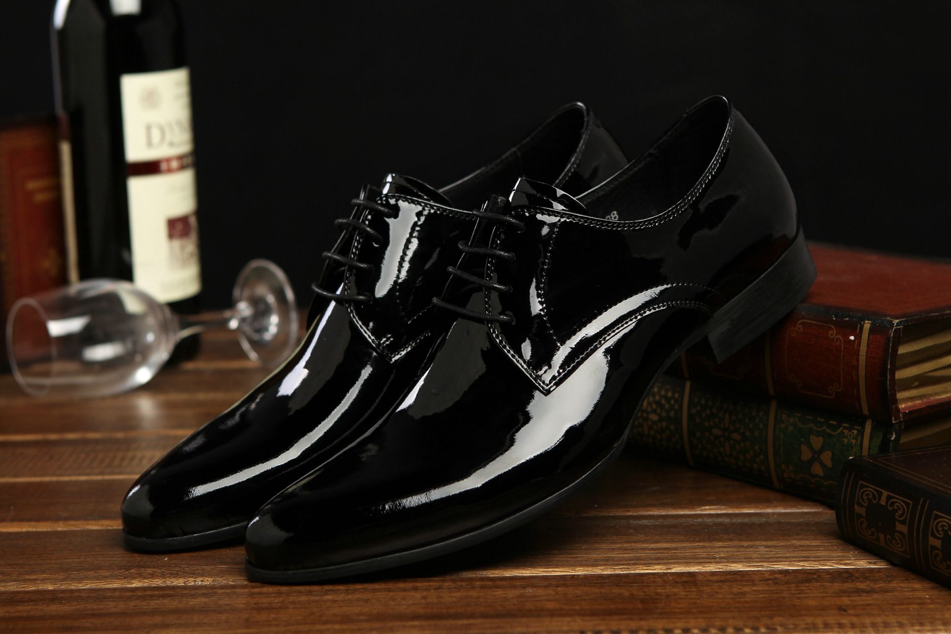 shiny business shoes