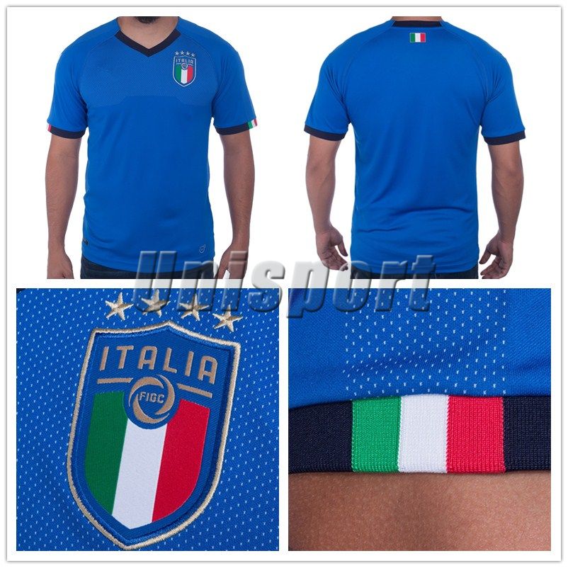 2018 World Cup 2018 Italy Home Men'S Soccer Jerseys Futbol Camisa