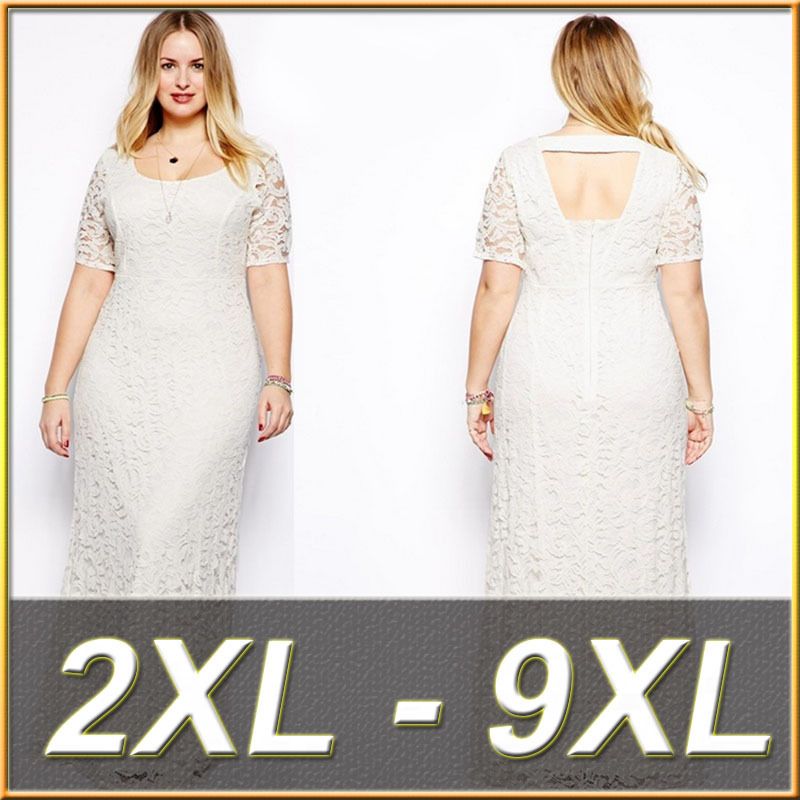 lace short gown styles for plus size