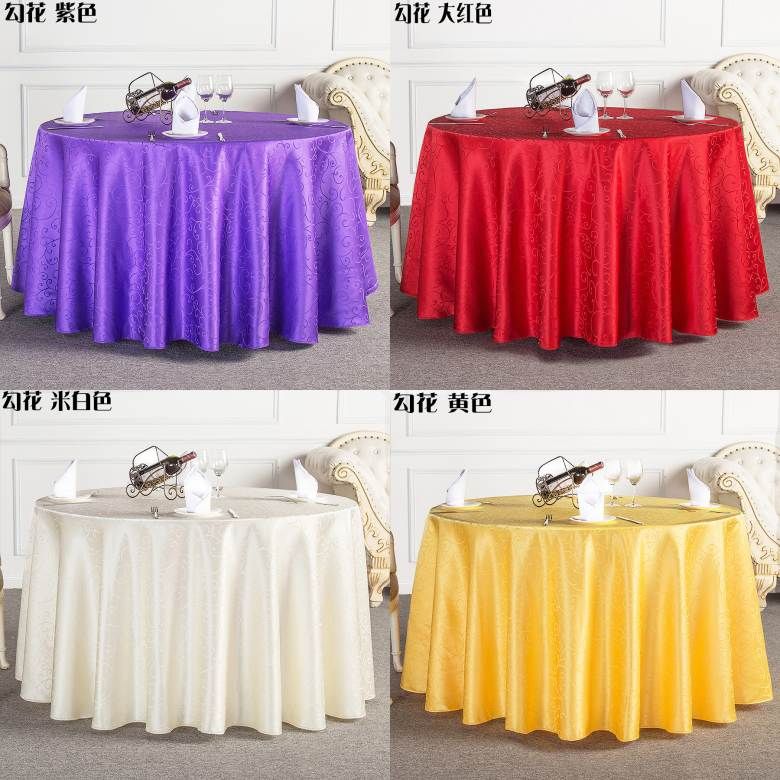 New Table Cloth Round Overlays Tablecloths Spandex Tablecloth Wedding