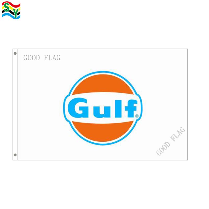 2019 GULF Logo Flags Banner Size 3x5FT 90 150cm With Metal 2019 GULF Logo Flags Banner Size 3x5FT 90 150cm With Metal