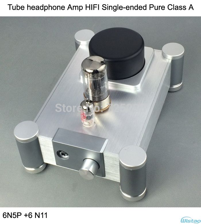 Tube Headphone Amplifier HIFI Singleended Pure Class Earphone Amp A Shuguang 6N5P+6 N11Whole