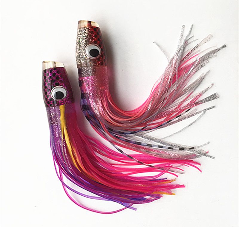 2020 10.5inch Double Octopus Skirt Lure Fishing Lure With Resin Head