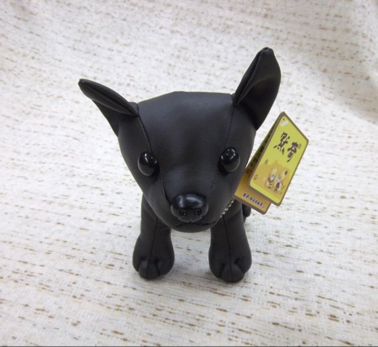 stuffed black chihuahua