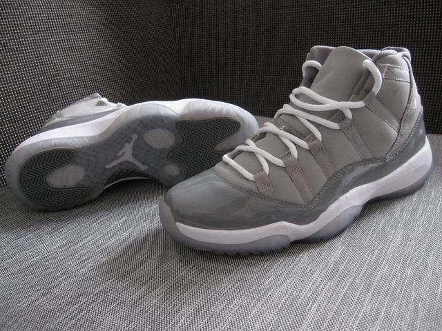 Auténtico 100% Real Air Jordan 11 Retro 11 Gris Frío De Los Altos Hombres Y  Mujeres Con Fibra De Carbono Real De Los Brillos Del Cuero De La Caja  Original Por Golder,