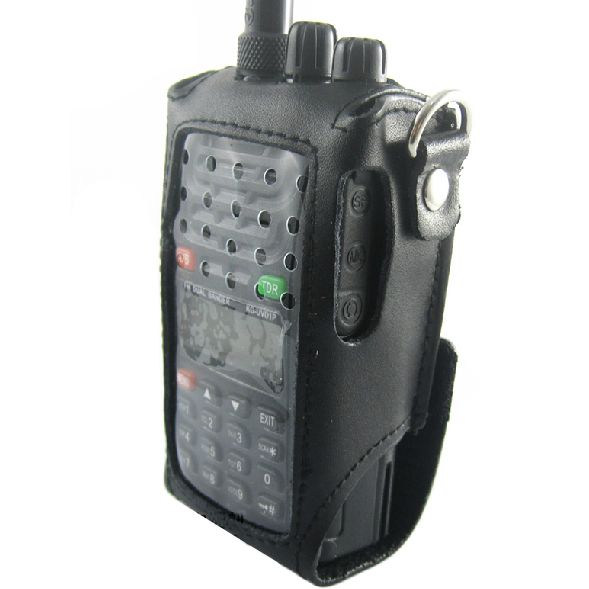 Walkie Talkie Case Leather Waterproof Case For Wouxun KG UVD1P,KG 699E, KG 689, KG 801, KG UVD1P