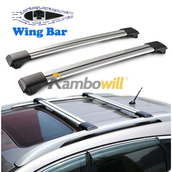 2020 Car Roof Rack Cross Bar Silver 150LBS 68KG Universal Offroad SUV