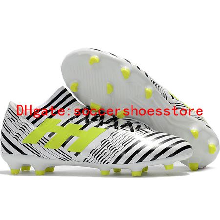 Compra 2018 Tacos De Fútbol Originales Purecontrol Nemeziz Messi 17.1 FG  Botas De Fútbol Zapatos De Fútbol Tango Botas De Fútbol Baratas Nemeziz 17  Blanco Barato | Entrega Rápida Y Calidad | Es.Dhgate