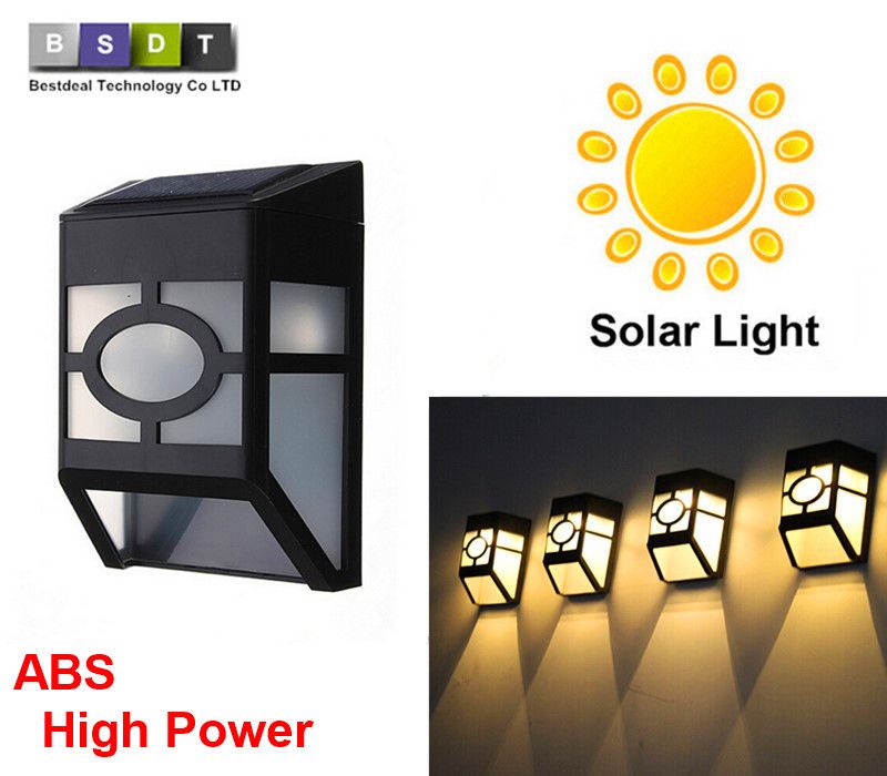 Waterproof Solar Wall Lamps Abs Led Path Light Waterproof Solar Wall Lamps Abs Led Path Light Outdoor Garden Lightings Yard Fence Lamp By Haifeng0319 Dhgate Com
