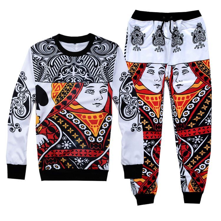 Queen poker sweatshirt
