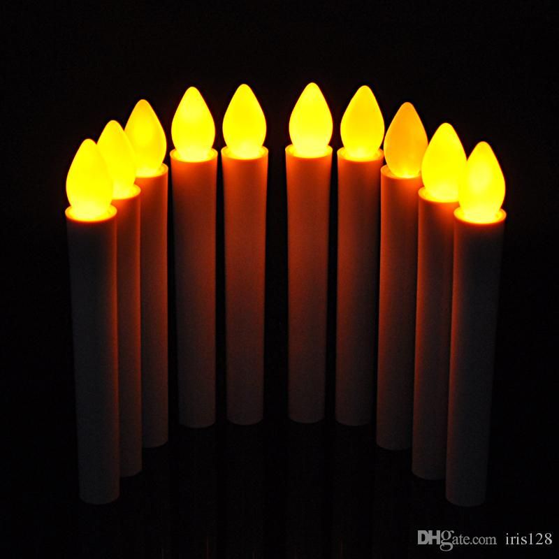 Led Long Pole Candle Light Flashing Candles Table Led Long Pole Candle Light Flashing Candles Table Lamp Novelty Battery Operated Flickering Dinner Gift By