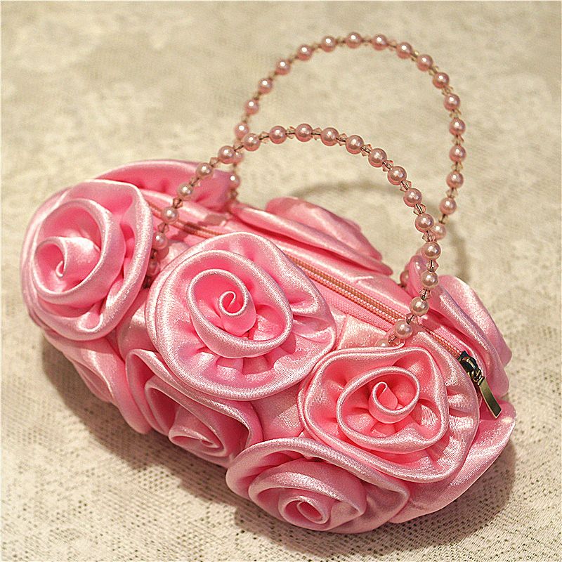 Flower Girls Princess Fashion Beautiful Bag Handbag Lovely Delicate ...
