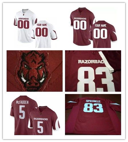 personalized arkansas razorback football jersey personalized arkansas razorback football jersey