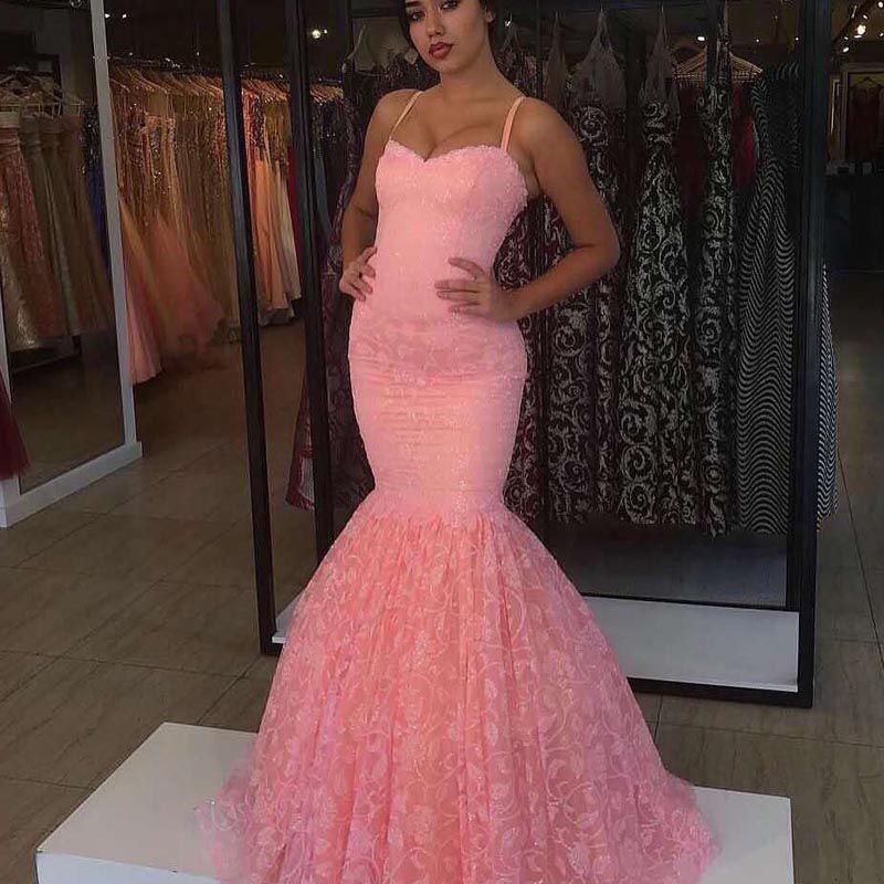 pink prom dresses 2018