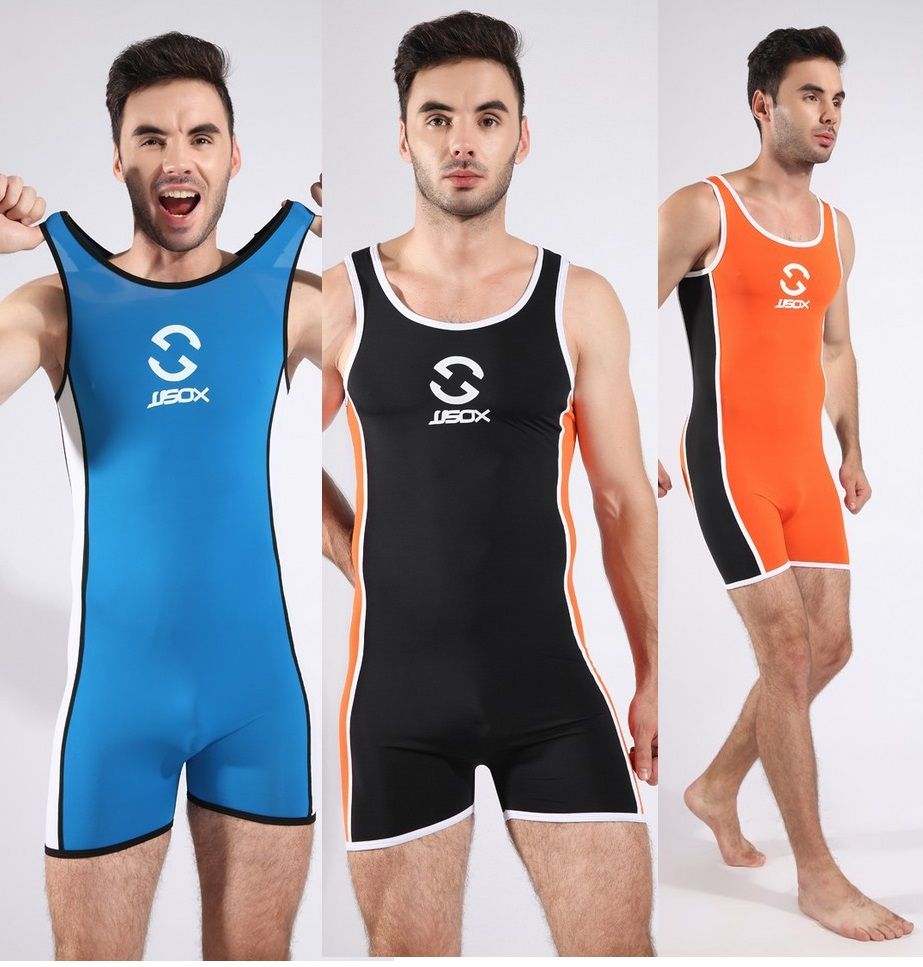 2017 Brand Swimwear Men Sexy One Picece Swimsuit Set Gym Bodysuit ...