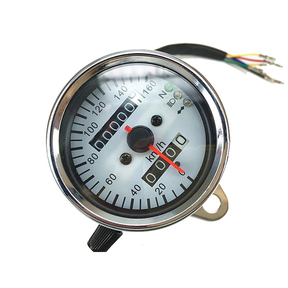 2019 Motorcycle Bike Refitting Tachometer Gauge Speedometer With LED