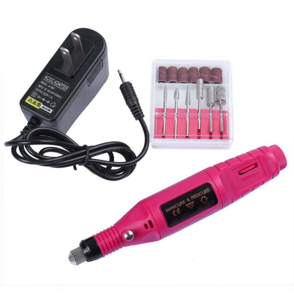 2015 New Women Girl Fashion ELECTRIC Nail Files PEN SHAPE DRILL