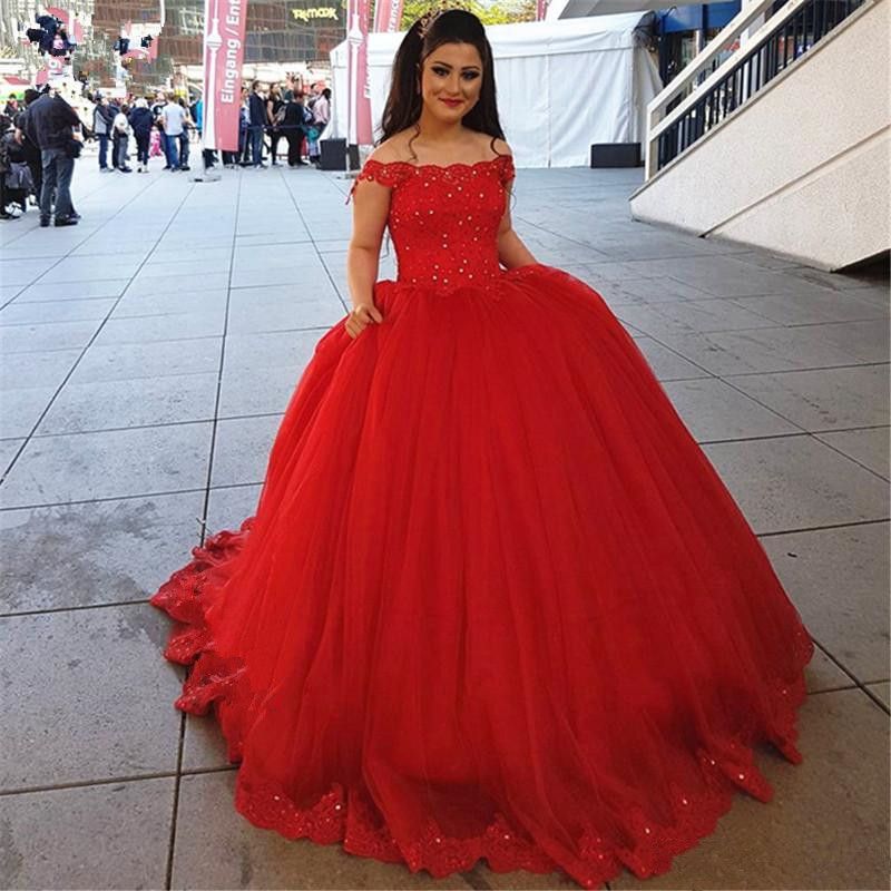 red quinceanera dresses 2019