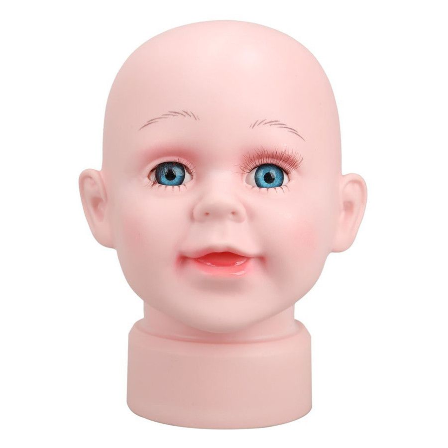 Weibliche Kopf Modell Perücke Haar Hut Display Styropor Schaum Mannequin Puppe 
