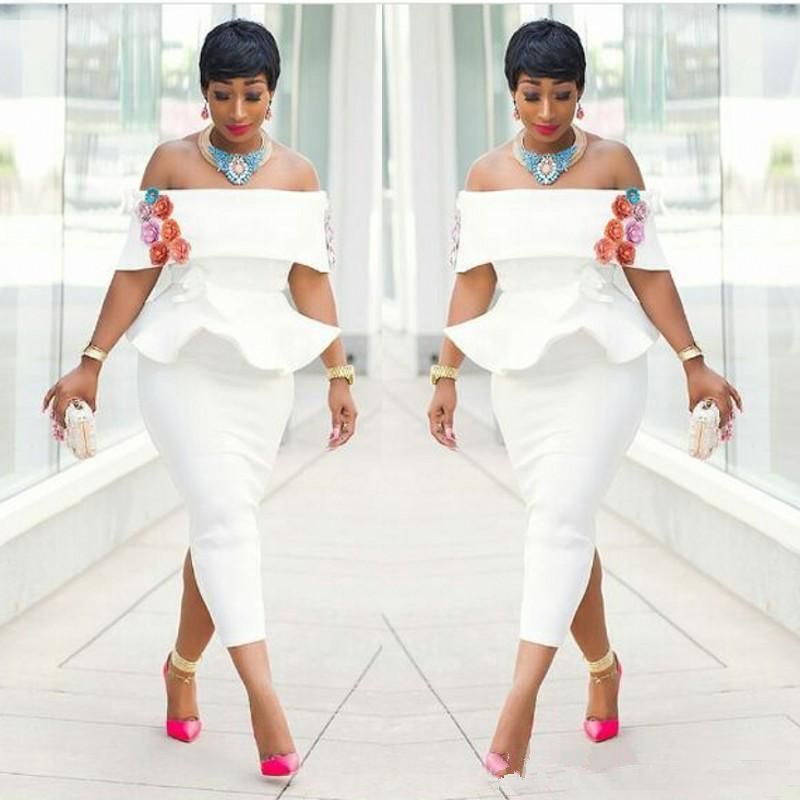 peplum style cocktail dresses