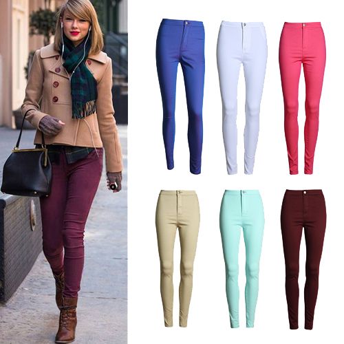 colored pants women