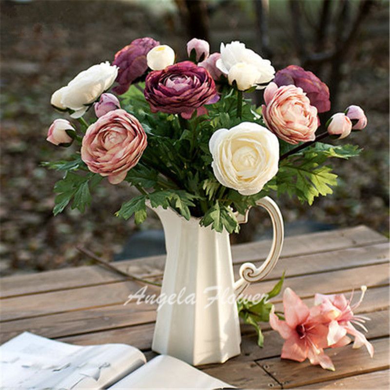 2015 Best Sale Water Lily Artificial Silk Simulation Beautiful