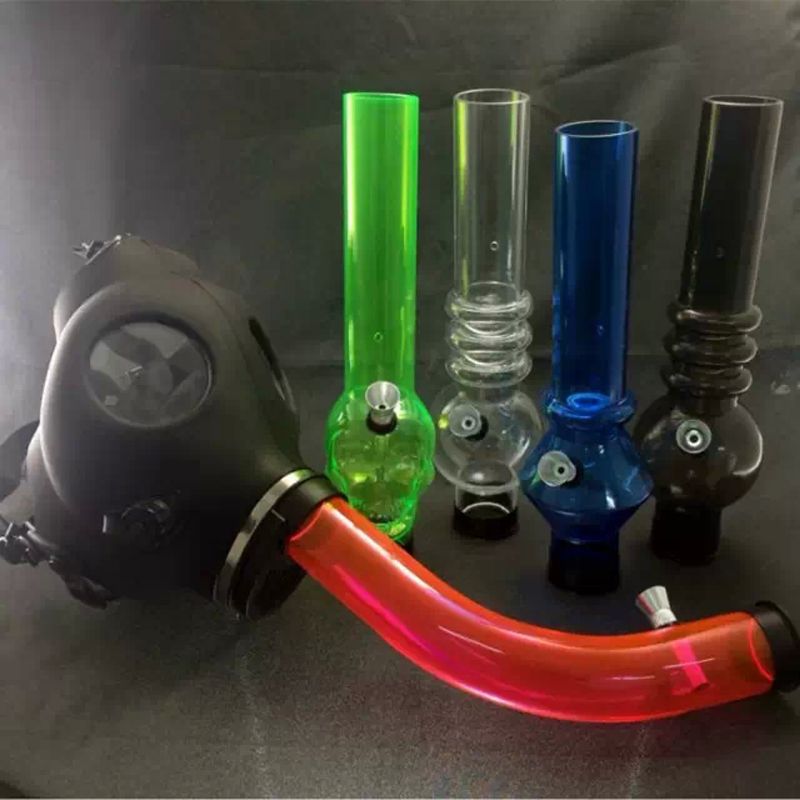 2021 Gas Mask Pipes Plastic Smoking Pipe Gas Mask Bong Hookah Shisha