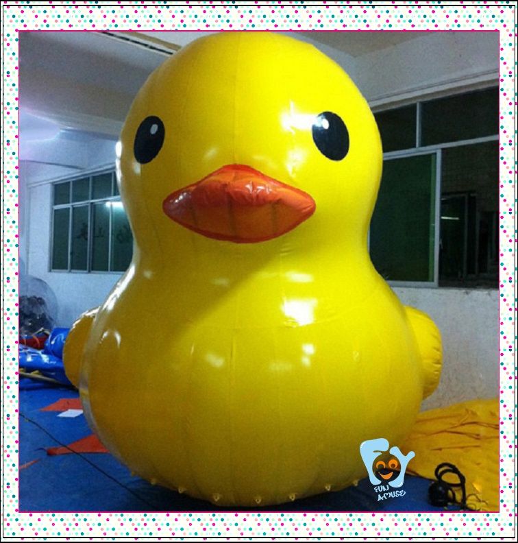 inflatable yellow duck