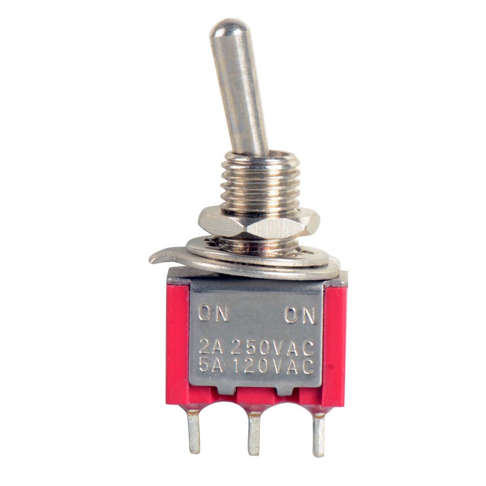 2021 Electronic Components 3 Pin Mini Toggle Switch Spdt On Off On Mts