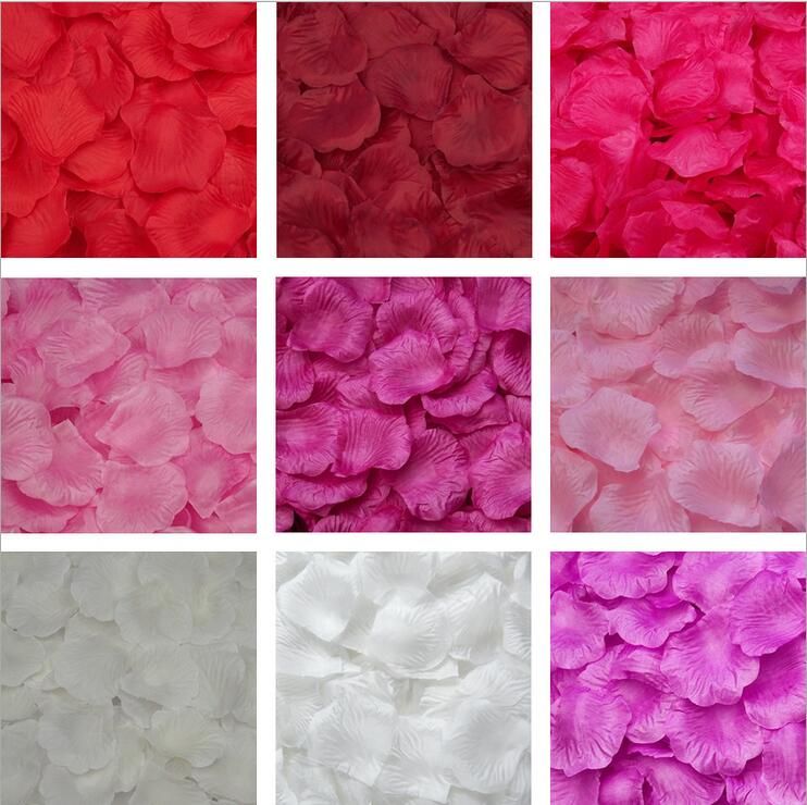Rose Petals Silk Flowers Artificial Flowers Simulation Wedding Petals
