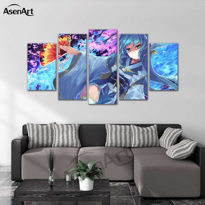 2019 Wall Art Cartoon The Grand Order Canvas Painting Modern Printed Poster Living Room Home Decorative Framed Ready To Hang Dropshipping From