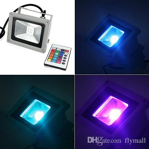 Outdoor Led Flood Light 10w 20w 30w 50w 100w Rgb Colour Changing Outdoor Led Flood Light 10w 20w 30w 50w 100w Rgb Colour Changing Floodlight Wall Washer Lamp Ip65 Waterproof 24key Ir Remote Control Outside Lights