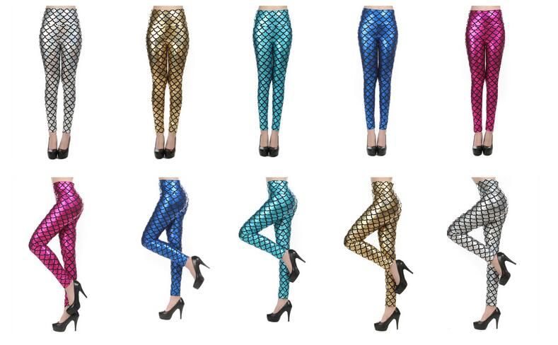 Acquistare Leggings Sexy Europa E Stati Uniti Caramelle Colore Pelle  Luminosa Mermaid Scale Leggings Leggins Colorati Donna Le Nuove Leggings  Mix Economico | Consegna Veloce E Qualità | DHgate Italy
