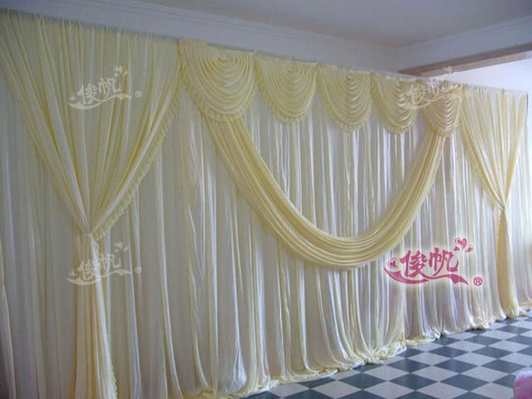 New Design Pure White 10ft 20ft Wedding Stage Decoration Wedding
