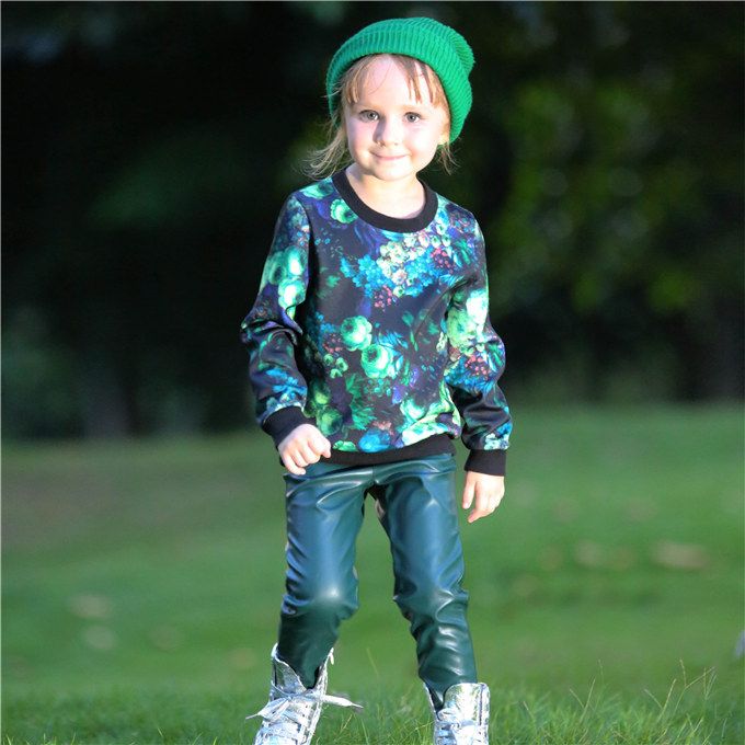 leather pants for baby girl