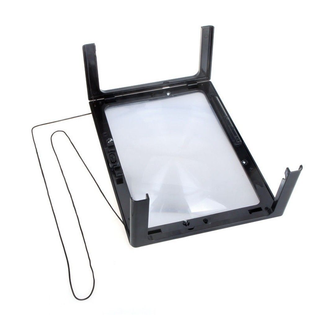 2021 Magnifier A4 Full Page Large 3X Giant Hands Free Desk Magnifying Glass Magnifier For